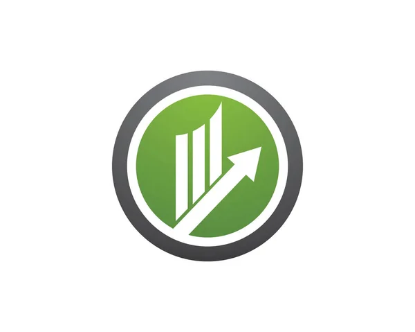 Logotipo financiero — Vector de stock