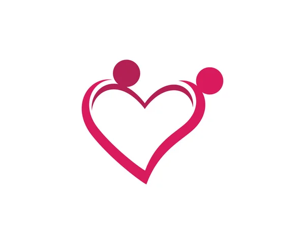 Κοινοτικός λογότυπος φροντίδα — Διανυσματικό Αρχείο