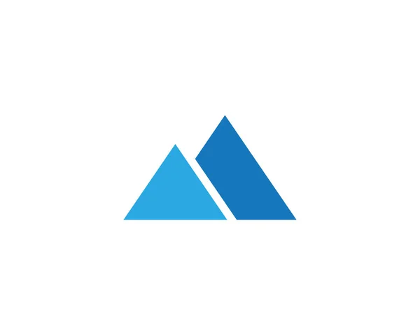 Icona di montagna Logo Template Vector — Vettoriale Stock