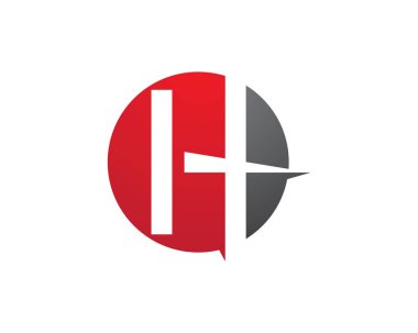 H harfi Logo iş şablonu vektör simgesi