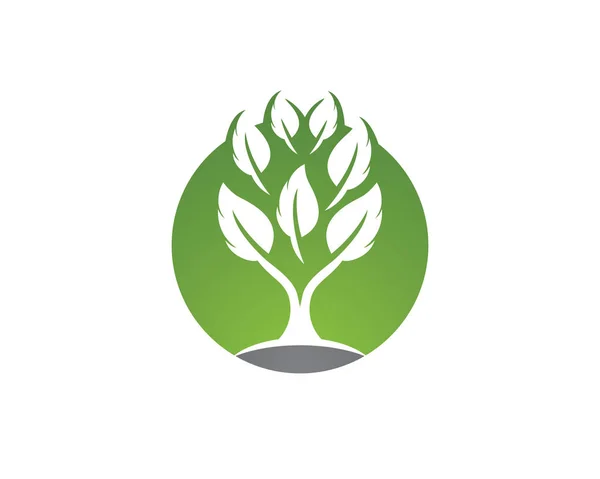 Modèle de logo écologique — Image vectorielle