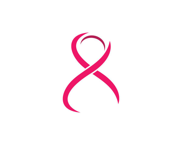 Ribbon logo template vector icon design