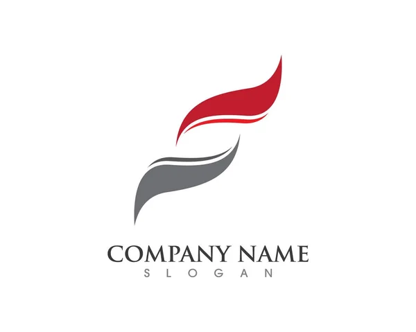 S Carta Logo Business Template ícone do vetor — Vetor de Stock