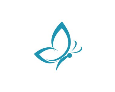 Kelebek logo şablonu