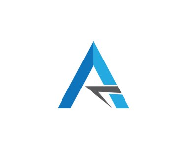 Bir Harf Logosu İş Şablonu Vektör simgesi