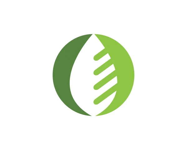 Logotipos de verde Árvore folha ecologia natureza elemento — Vetor de Stock