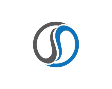S harfi Logo iş şablonu vektör simgesi