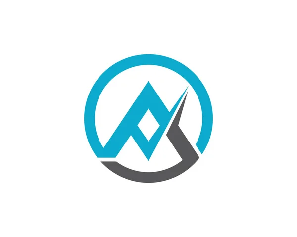 A Letter Logo Business Template Vector icon — Stock Vector