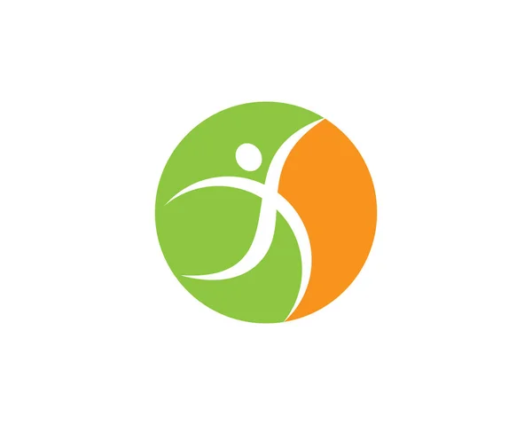 Λογότυπο υγιή ζωή — Διανυσματικό Αρχείο