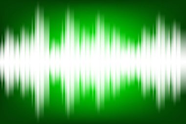 Ses dalgası açık renkli çizimi