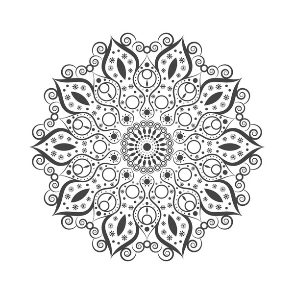 Mandala Flower Vector Ilustração design —  Vetores de Stock