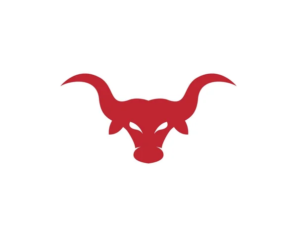 Red Bull Taurus modello di logo — Vettoriale Stock