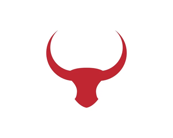 Red Bull Taurus modello di logo — Vettoriale Stock