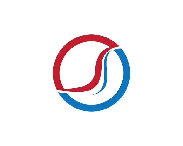 S Carta Logo Plantilla de Negocios Vector icono — Vector de stock