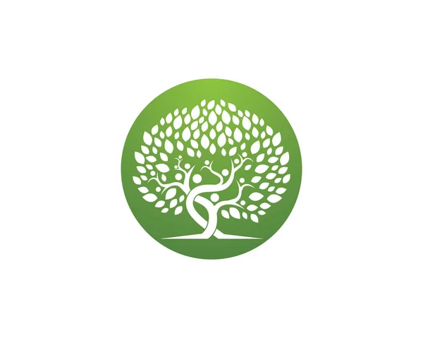 エコのロゴのテンプレート — ストックベクタ