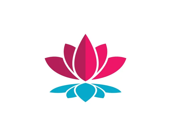 Beauty Vector Lotus flowers design logo Template icon — Stock Vector