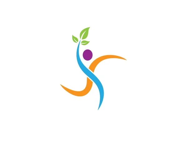 Sağlıklı yaşam logo — Stok Vektör