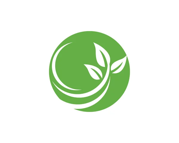 Plantilla de logotipo ecológico — Archivo Imágenes Vectoriales