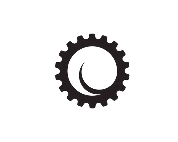 Gear Logo Template vector icon illustration design — Stock Vector