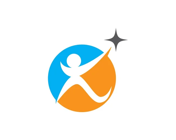 Logo di vita sana — Vettoriale Stock