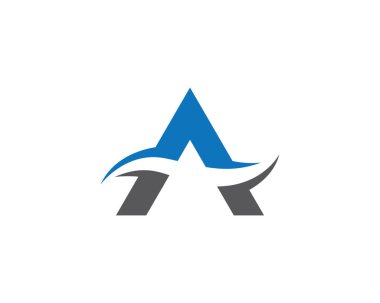 Bir Harf Logosu İş Şablonu Vektör simgesi