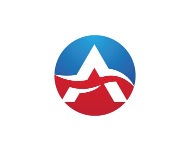 Bir Harf Logosu İş Şablonu Vektör simgesi