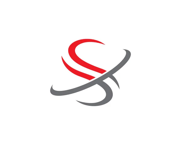 S Carta Logo Plantilla de Negocios Vector icono — Vector de stock
