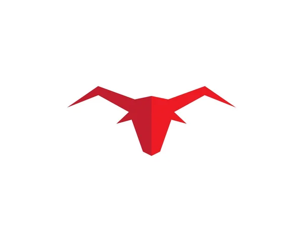 Modèle de logo du Taureau — Image vectorielle