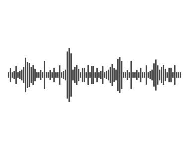 Ses dalgaları illüstrasyon vektör