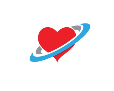 Logo vektör simge tasarlamak seviyorum