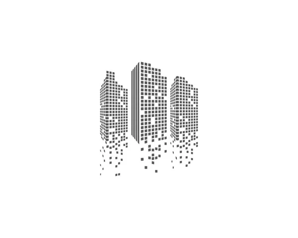 Skyline ville moderne — Image vectorielle