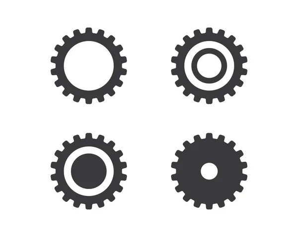 Векторная икона логотипа Gear — стоковый вектор