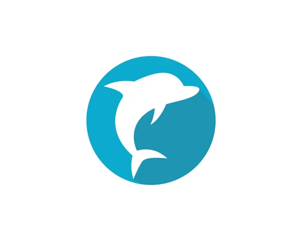 Návrh vektorové ikony loga Dolphin — Stockový vektor