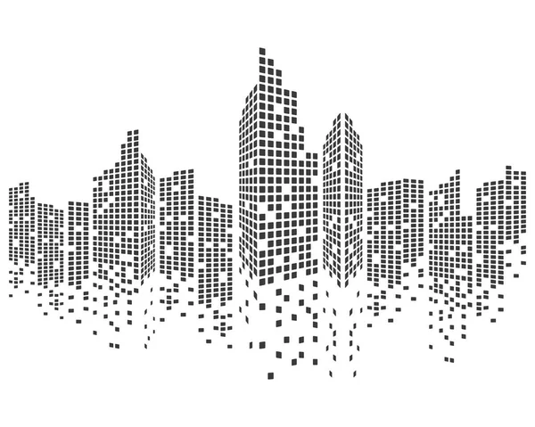 Moderní City Panorama vektorové ilustrace — Stockový vektor