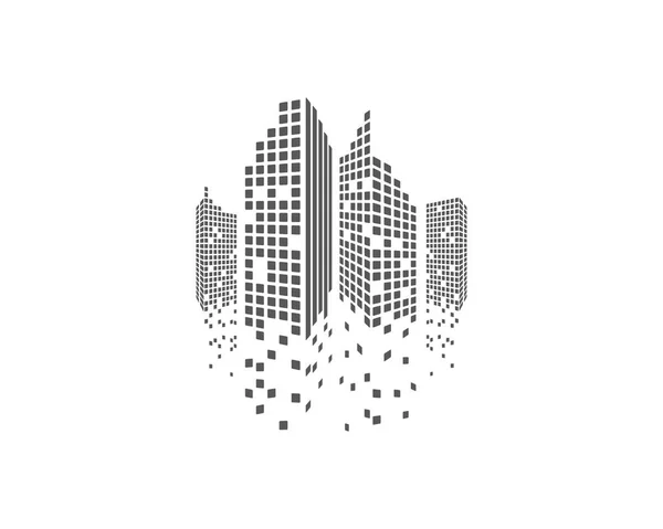Moderní City Panorama Vektorové Ilustrace — Stockový vektor