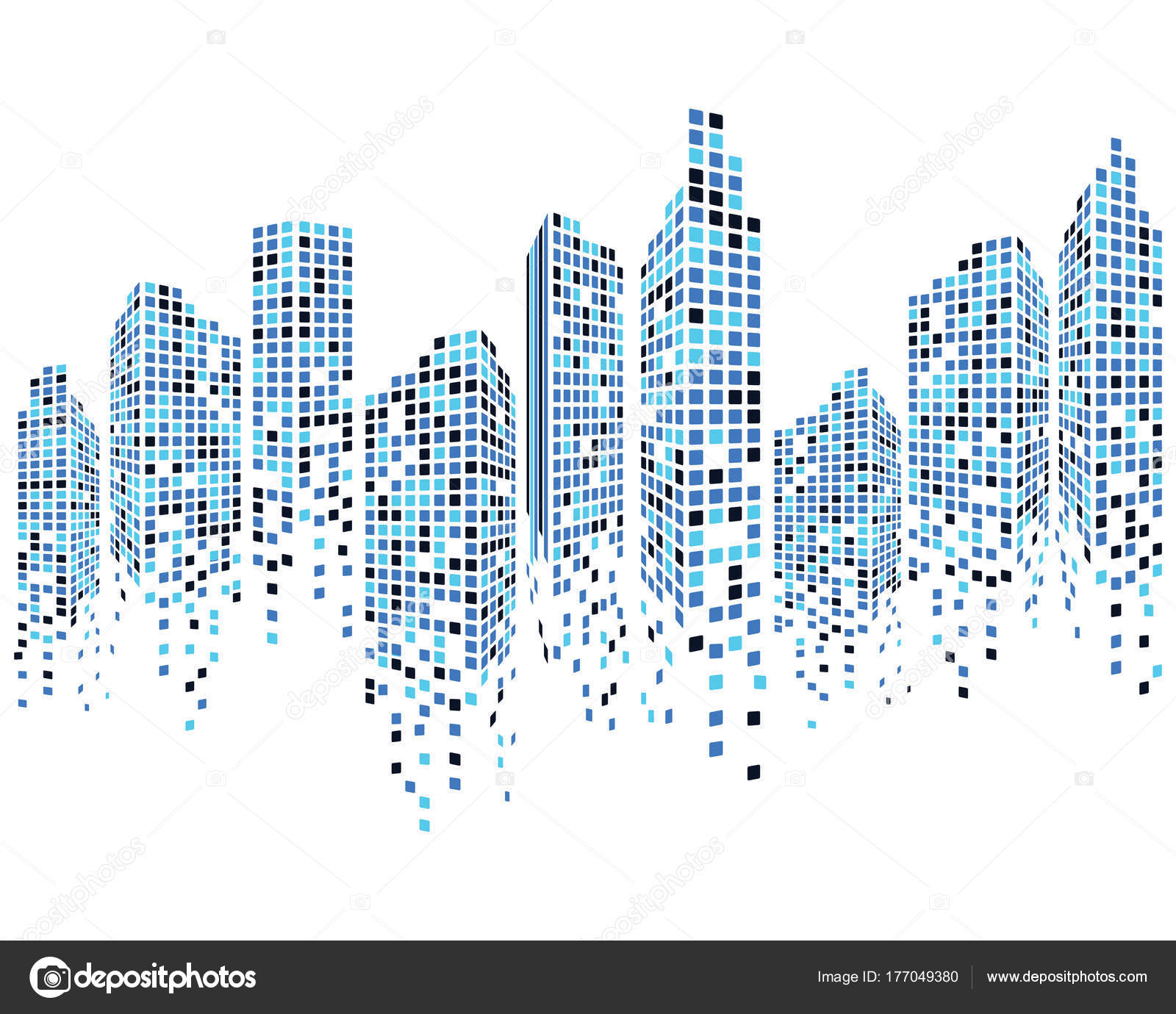 Modern City Skyline Vector Illustration Vector Image By C Elaelo Vector Stock Modern City Skyline Vector Illustration Vector Image By C Elaelo Vector Stock