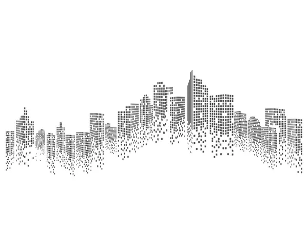 Modern stad skyline — Stock vektor