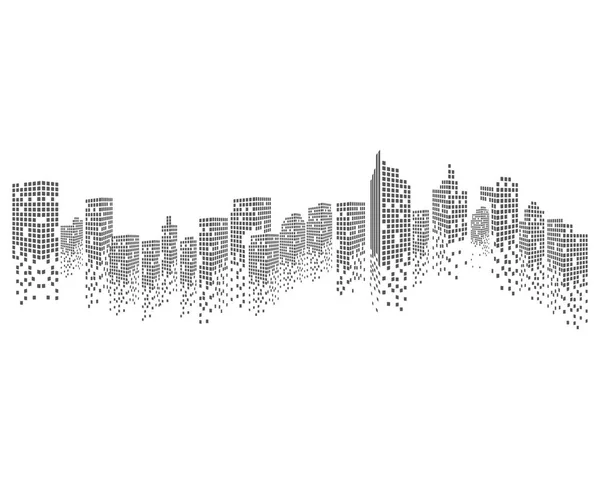 Modern stad skyline — Stock vektor