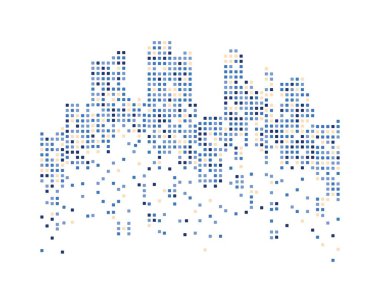 modern şehir silüeti