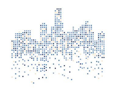 modern şehir silüeti