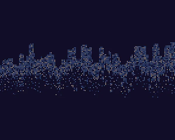 Horizonte de la ciudad moderna — Archivo Imágenes Vectoriales