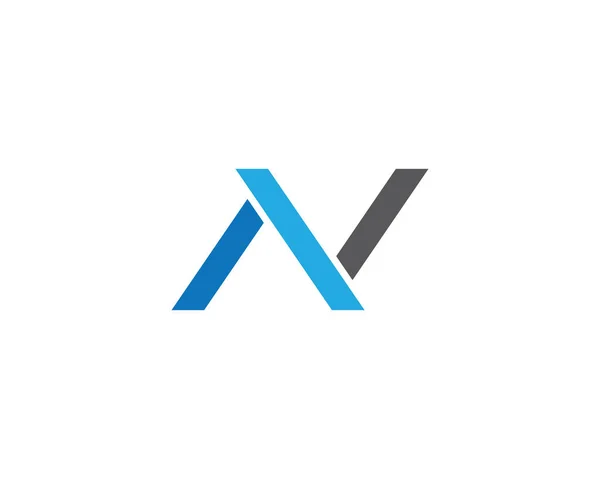 N brief Logo Business sjabloon Vector icon — Stockvector