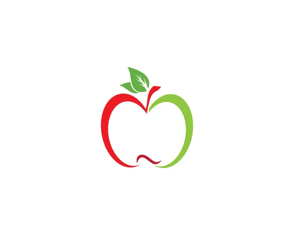 Szablon logo Apple — Wektor stockowy