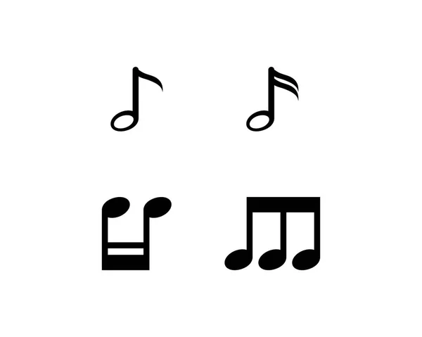 乐谱Icon向量 — 图库矢量图片