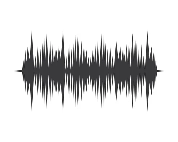 Waveform background isolated. Black and white halftone vector sound
