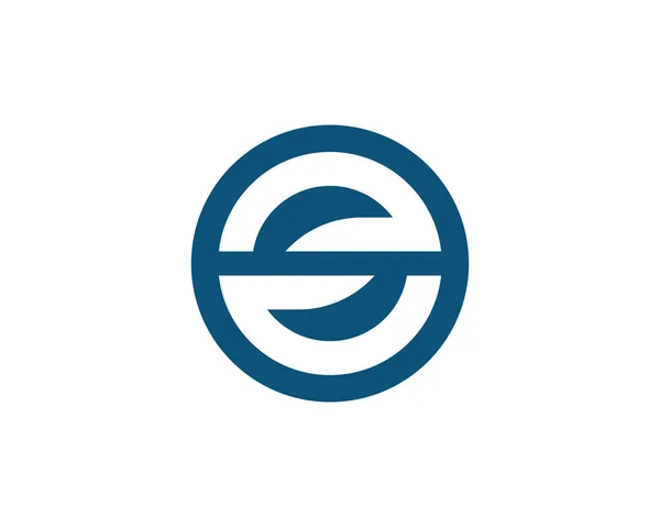 S Letter Logo Design Sjabloon — Stockvector