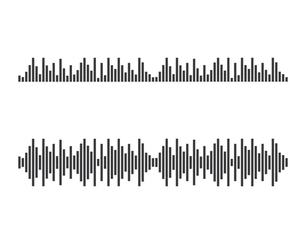 Hanghullámok vektoros illusztráció — Stock Vector