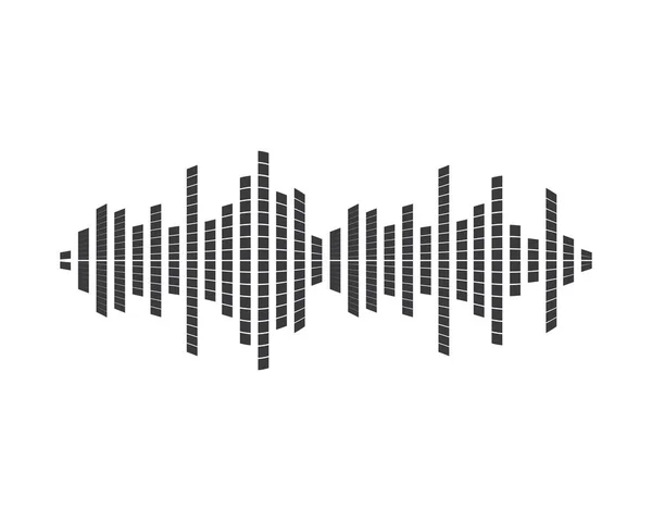 Ses dalgaları illüstrasyon vektör — Stok Vektör