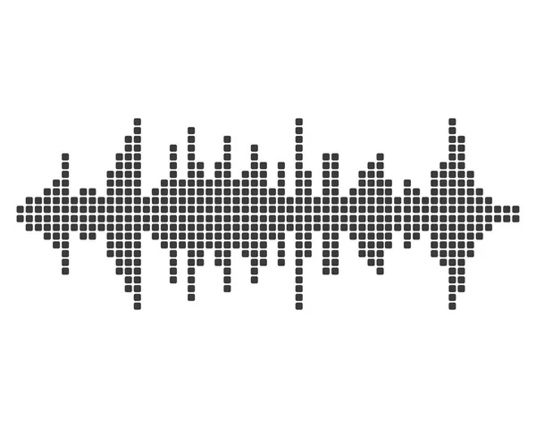 Ilustración de ondas sonoras — Archivo Imágenes Vectoriales