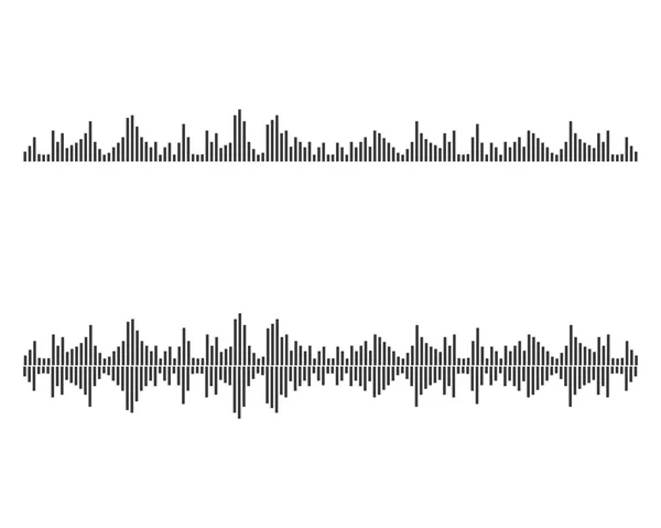 Illustration des ondes sonores — Image vectorielle
